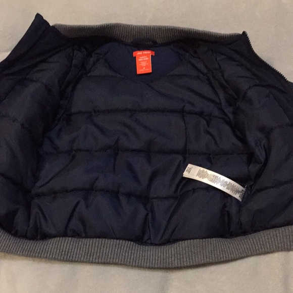 4 yr boys blue padded bomber jacket  EUC - Picture 9 of 11